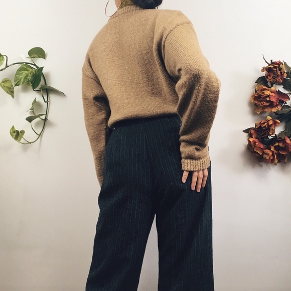 FINAL PRICE DROP Fuzzy Oatmeal Sweater - Picture 2 of 3